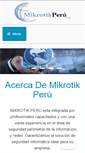 Mobile Screenshot of mikrotikperu.com